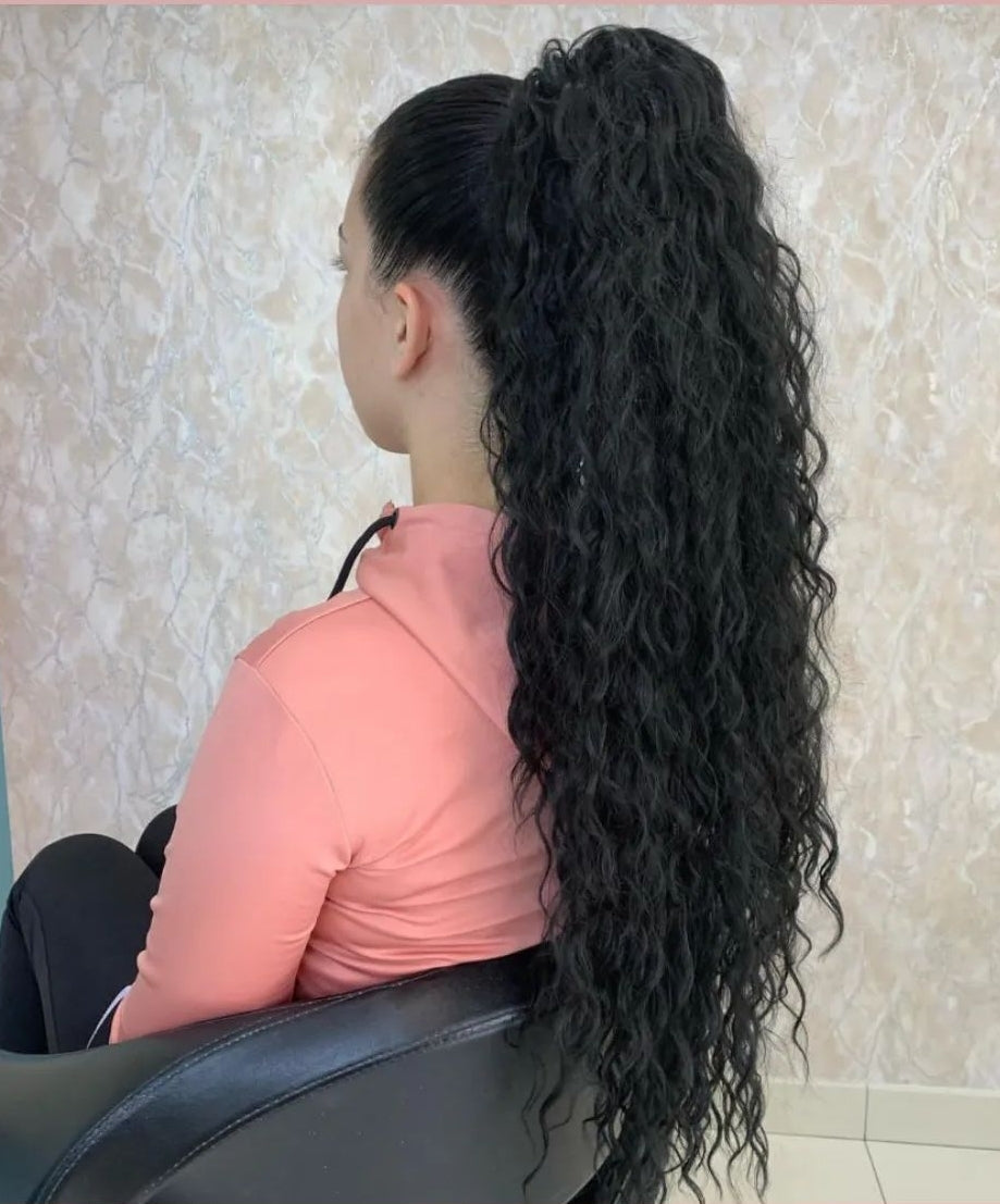 Crna, Afro, 80cm (Rep na mrežicu)