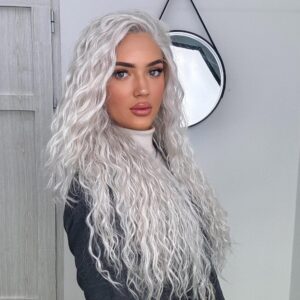 Front Lace Premium Perika - PR40 - Platinum