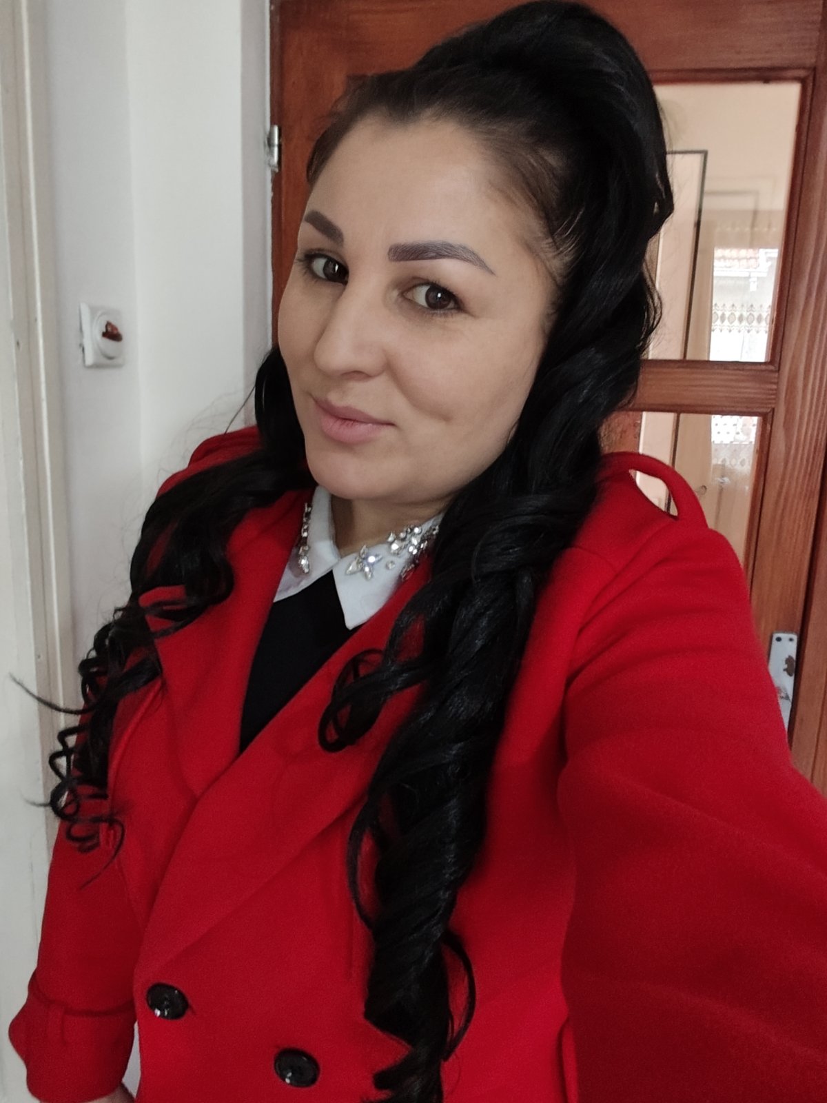 Crna │Opuštena kovrča │80cm │Rep na mrežicu photo review