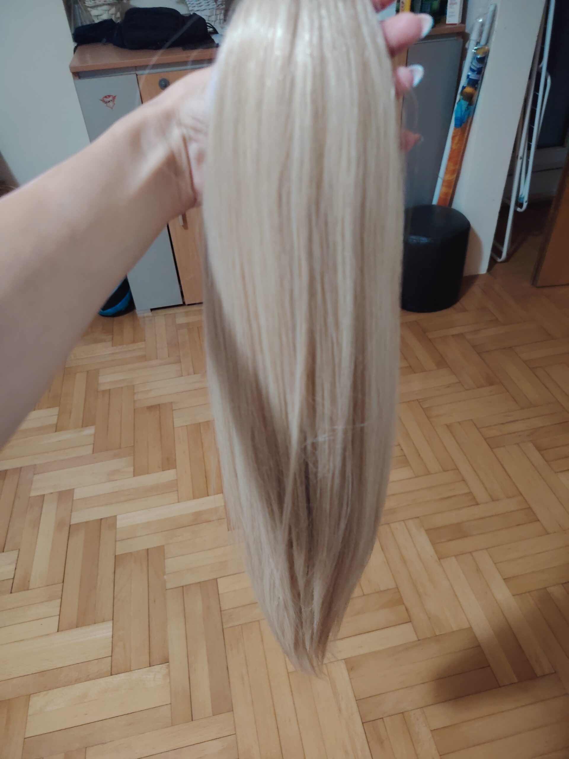 Šampanjac / Srednje Plava │Ravna │75cm │Rep na mrežicu photo review