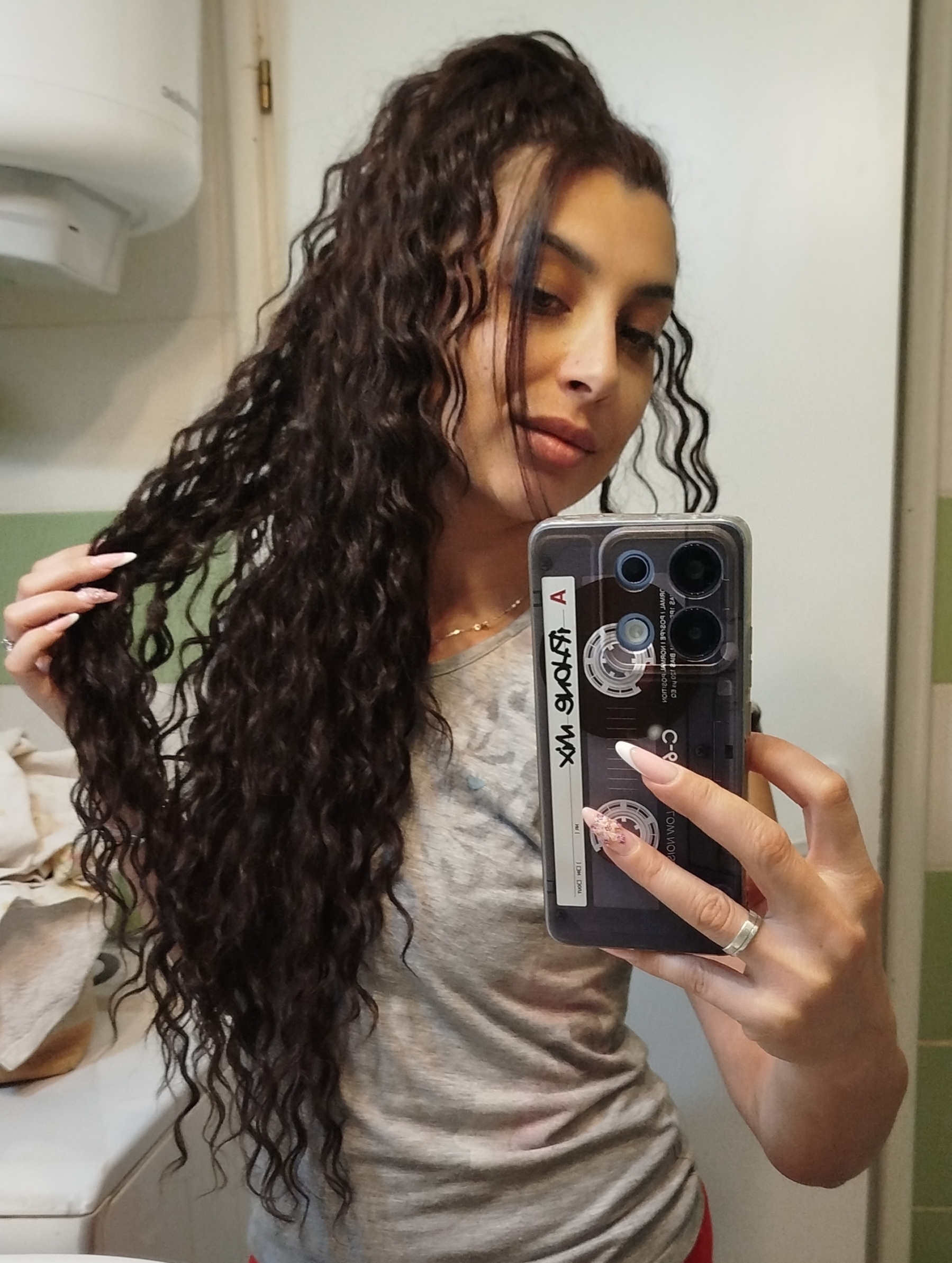 Tamno Smeđa │ Afro │ 80cm │ Rep na mrežicu photo review