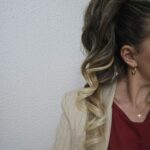 Smeđe Plava Ombre │Opuštena kovrča │50cm │Rep na mrežicu photo review