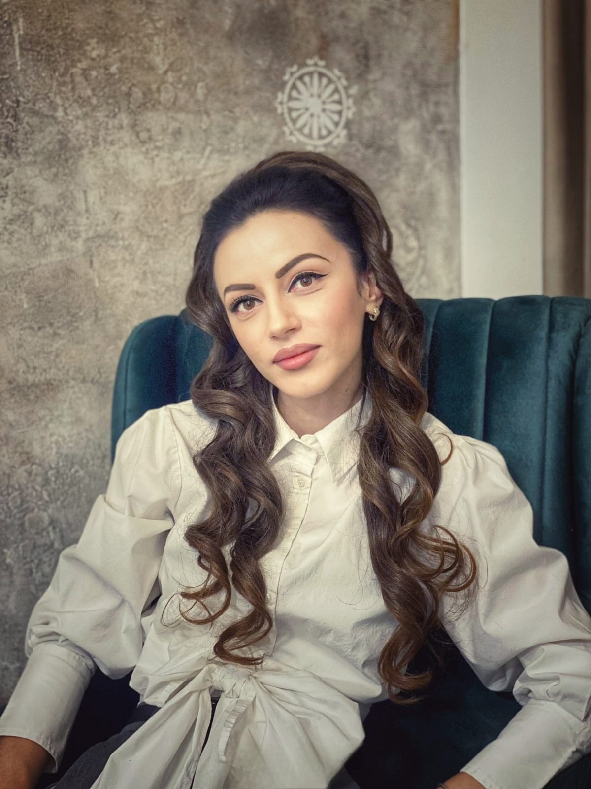 Smeđa Ombre │Opuštena Kovrča │80cm │Rep na mrežicu photo review