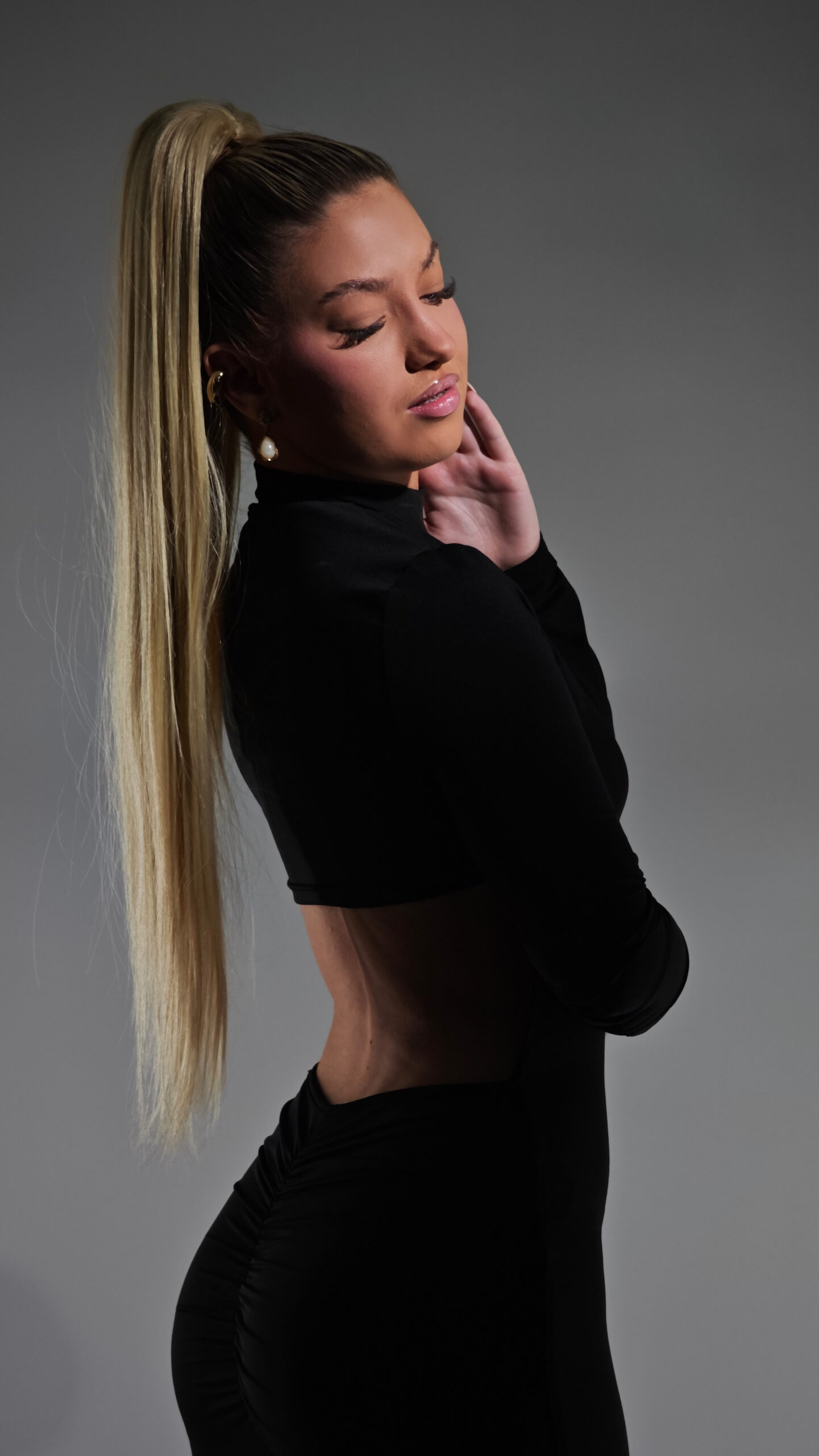 Šampanjac / Srednje Plavi Ombre │Ravna │75cm │Rep na mrežicu photo review