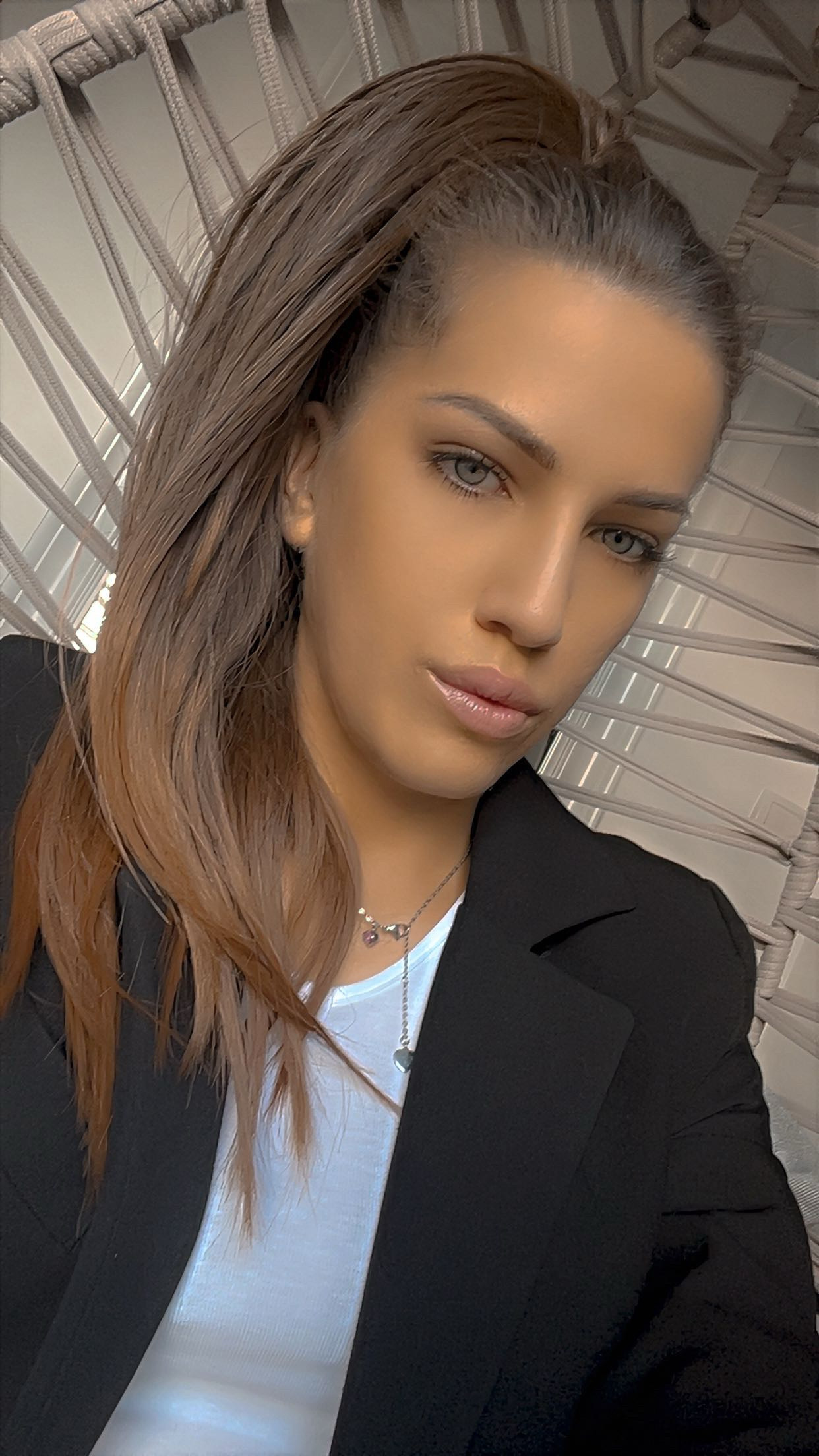 Smeđa Ombre │Ravni │50cm │Rep na mrežicu photo review