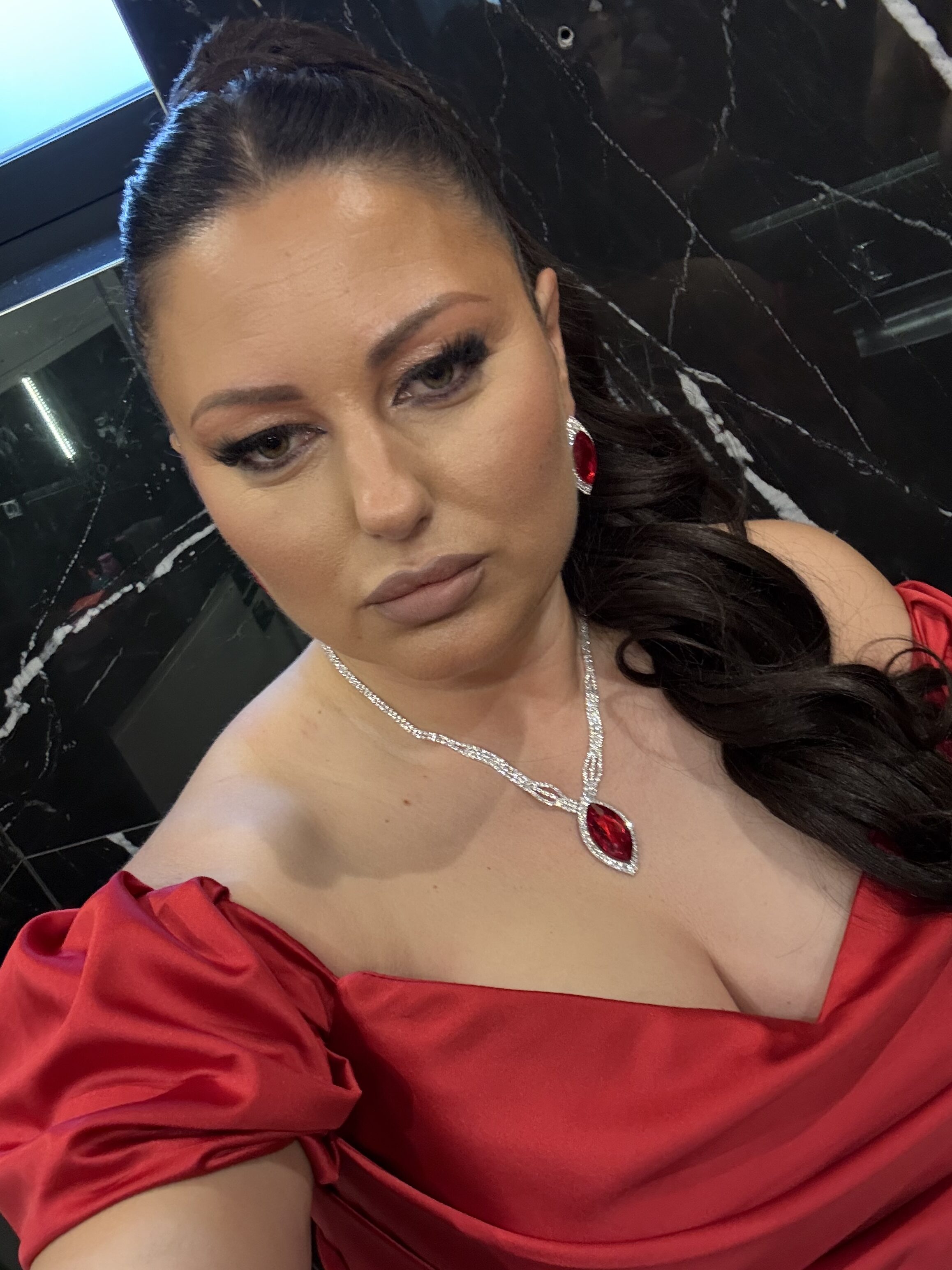 Tamno smeđa │ Opuštena Kovrča │ 80cm │ Rep na mrežicu photo review