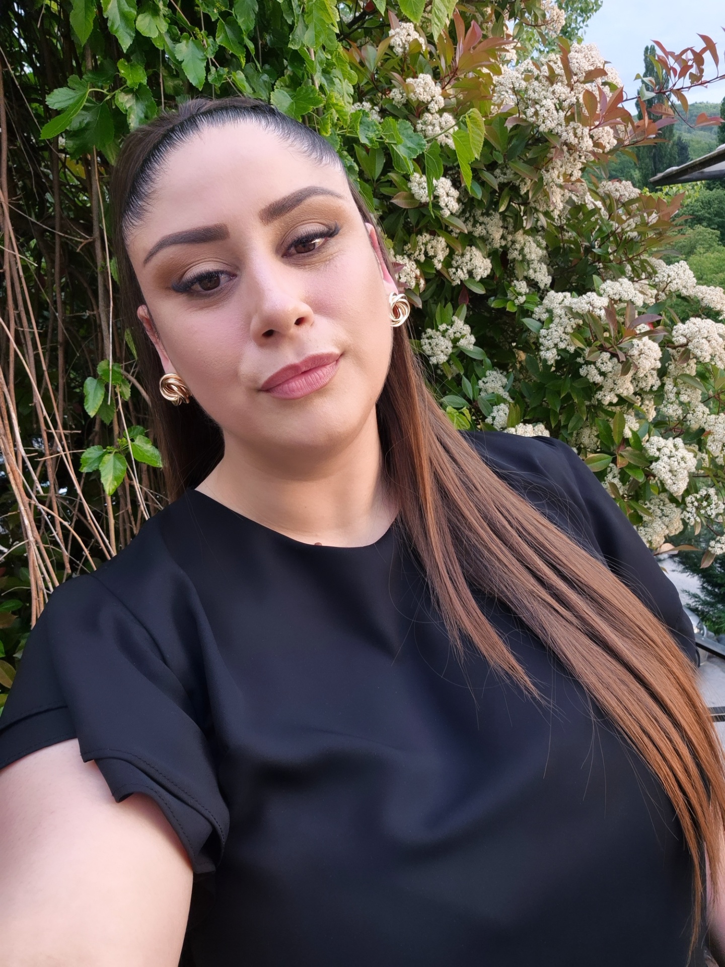 Smeđa Ombre │Ravna │75cm │Rep na mrežicu photo review