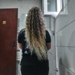 Smeđe Plava Ombre │Afro │80cm │Rep na mrežicu photo review