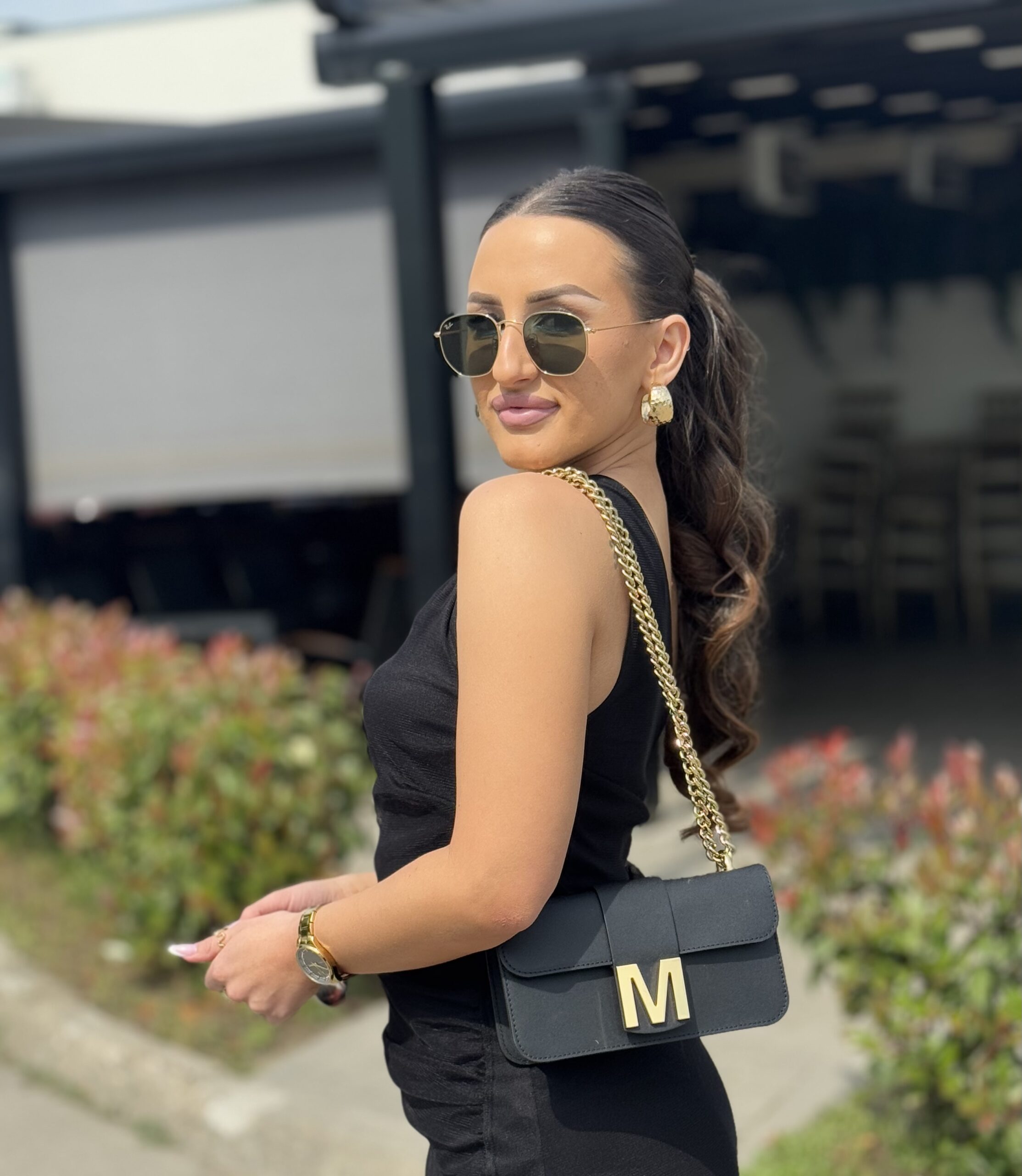 Smeđa Ombre │Opuštena kovrča │ 50cm │Rep na mrežicu photo review