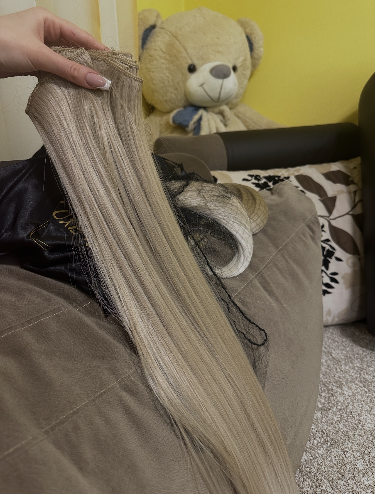 Platinum Plava Ombre │Ravna │60cm │Ekstenzije na klipse / češljiće photo review