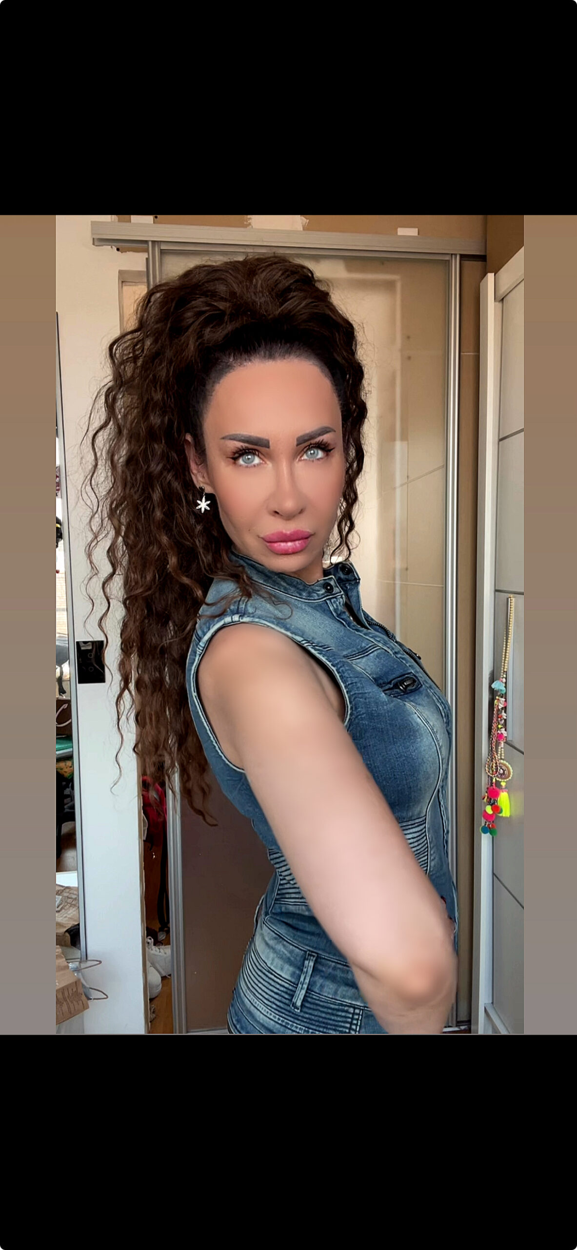 Smeđa Ombre │Afro │80cm │Rep na mrežicu photo review