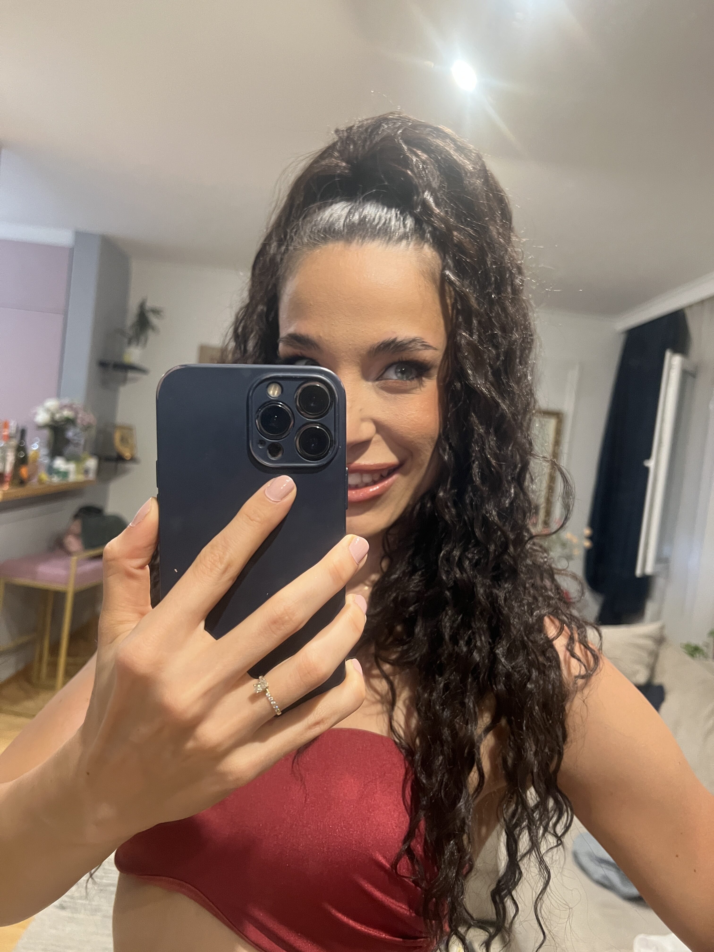 Tamno Smeđa │ Afro │ 80cm │ Rep na mrežicu photo review