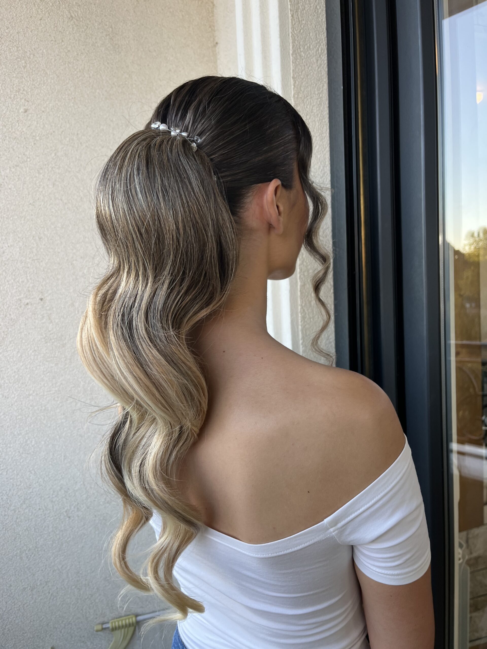 Smeđe Plava Ombre │Ravna │75cm │Rep na mrežicu photo review