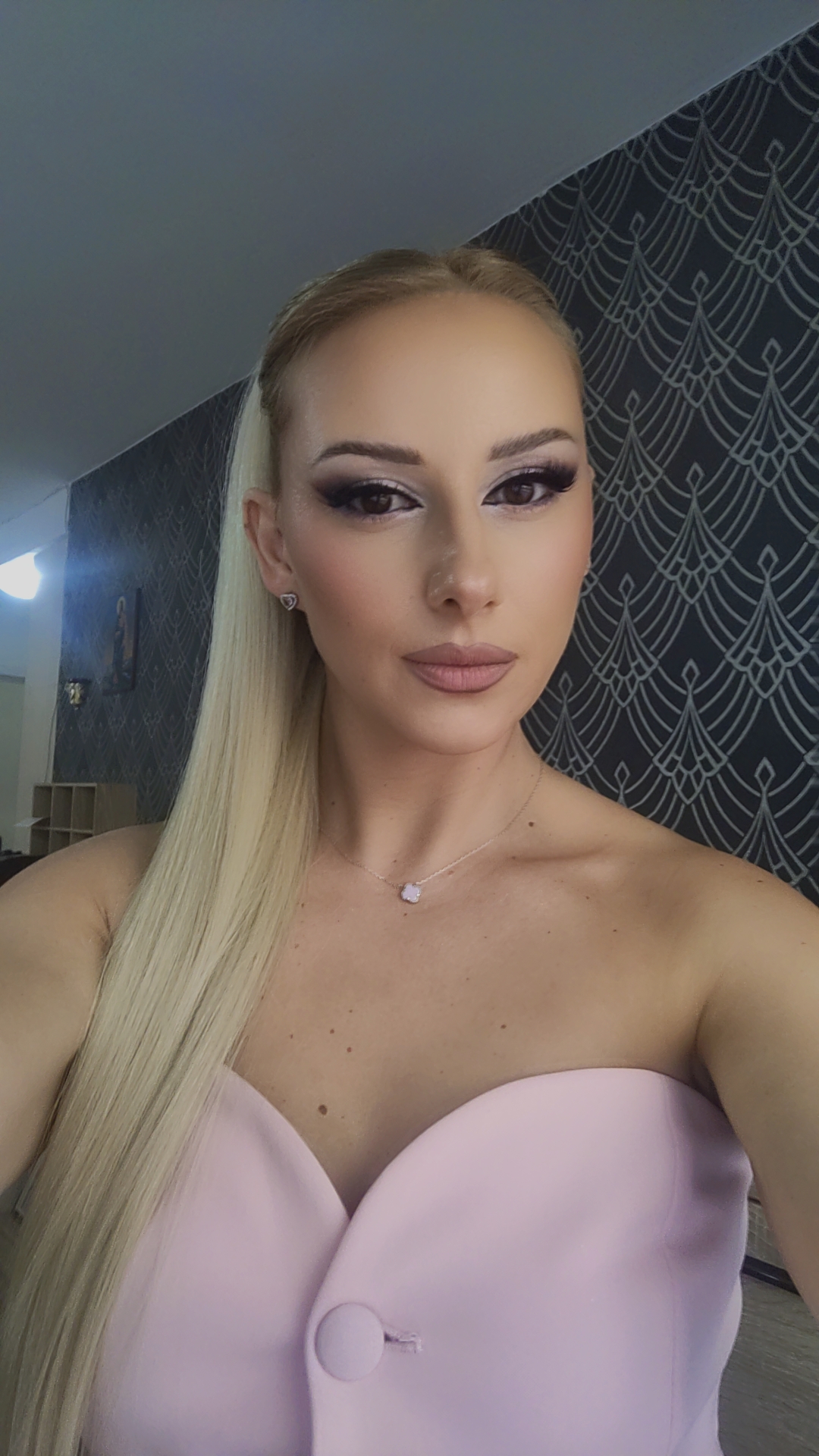 Šampanjac / Srednje Plavi Ombre │Ravna │75cm │Rep na mrežicu photo review