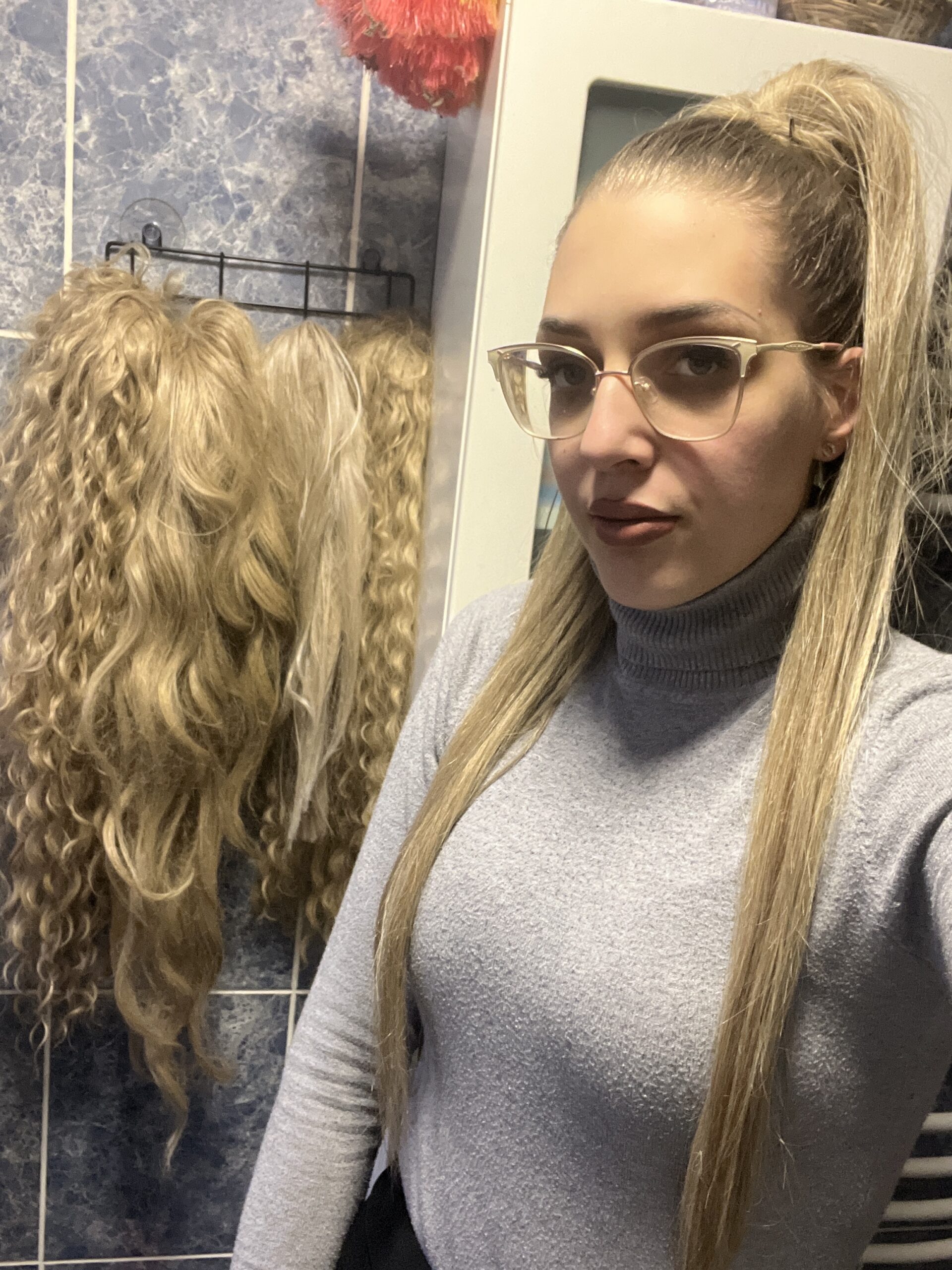 Svetlo smeđa s pamenovima │ Ravna │ 75cm │ Rep na mrežicu photo review