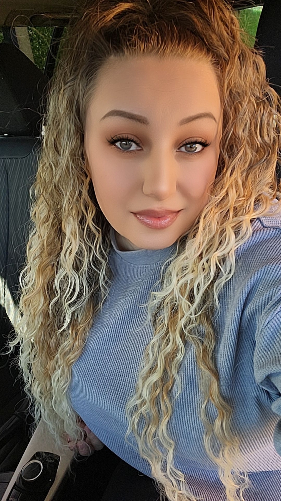 Smeđe Plava Ombre │Afro │80cm │Rep na mrežicu photo review
