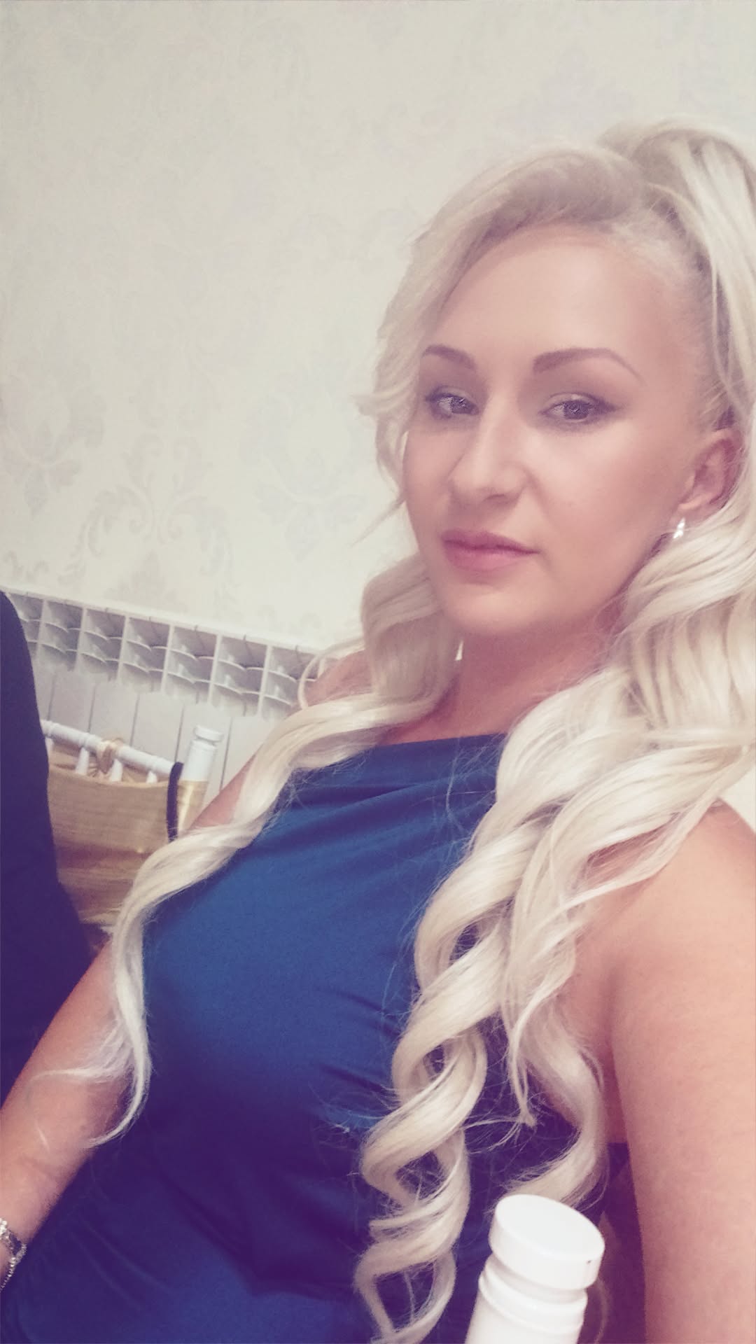 Platinum │ Opuštena kovrča │ 80cm │ Rep na mrežicu photo review