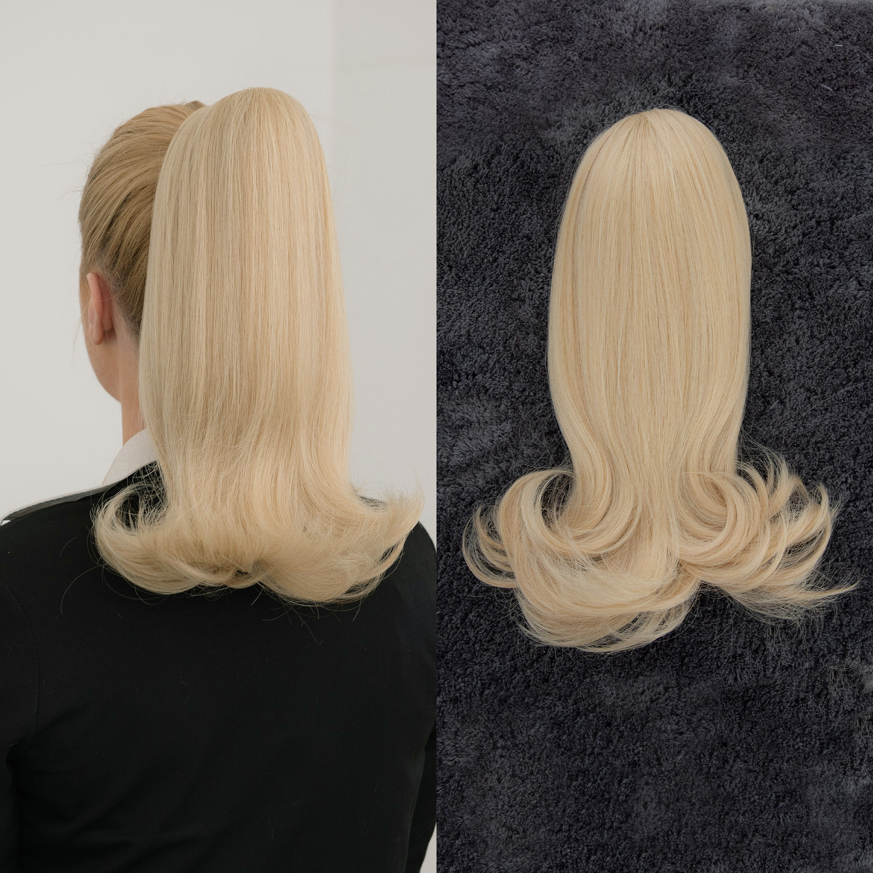 Šampanjac / Srednje Plava │ Ariana │ 40cm │ Rep na mrežicu