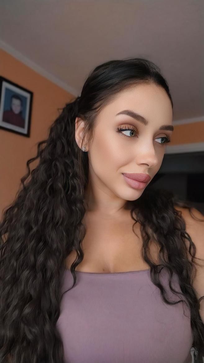 Najtamnija smeđa │Afro │80cm │Rep na mrežicu photo review