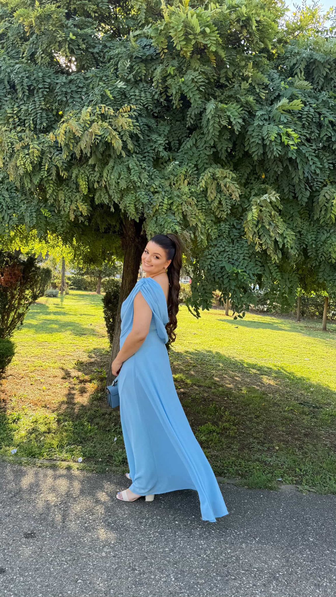 Smeđa │Opuštena kovrča │80cm │Rep na mrežicu photo review