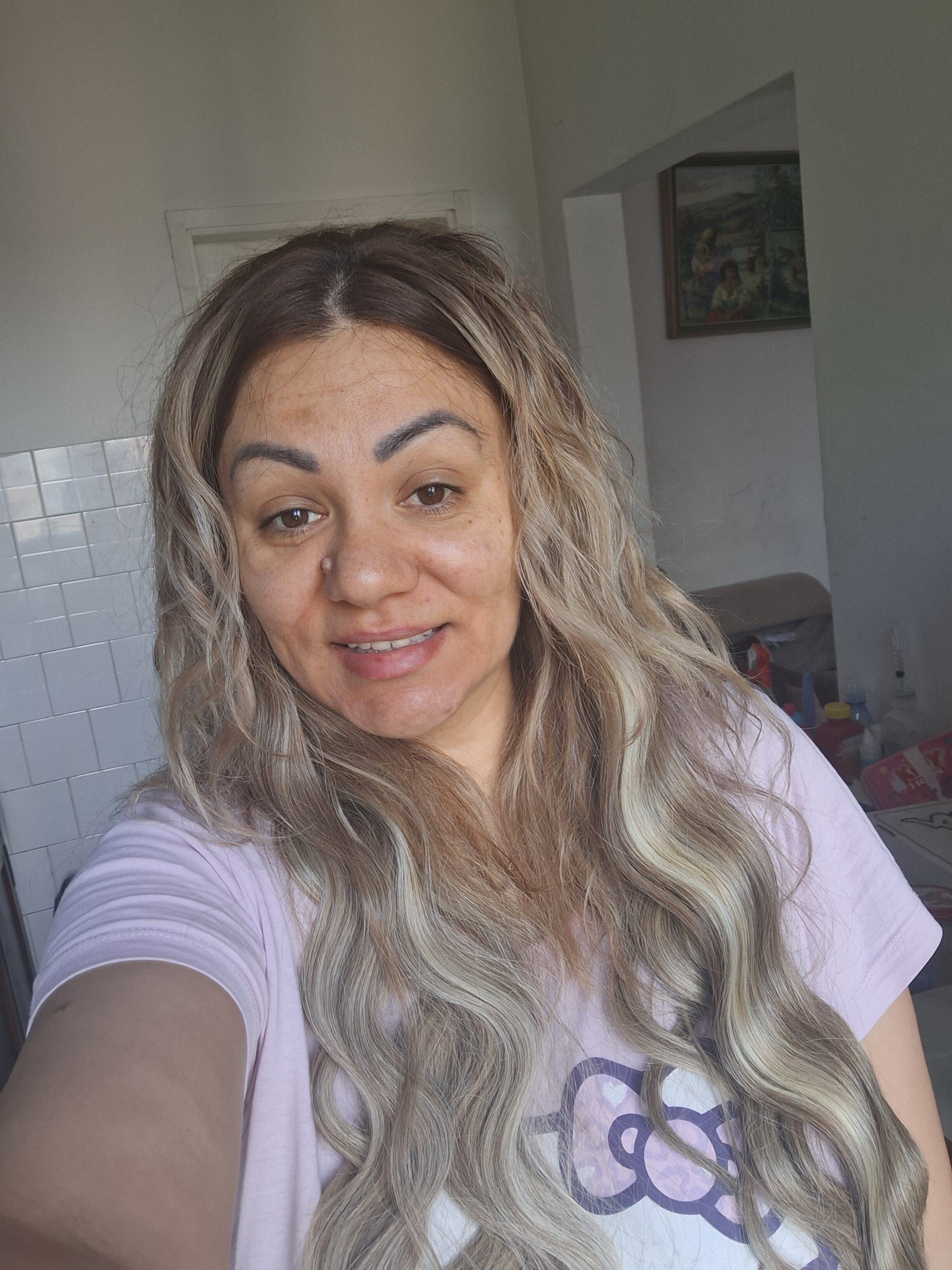 Svetlo smeđa s pramenovima│Glam Waves photo review